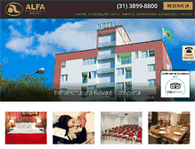 Tablet Screenshot of alfahotel.com.br